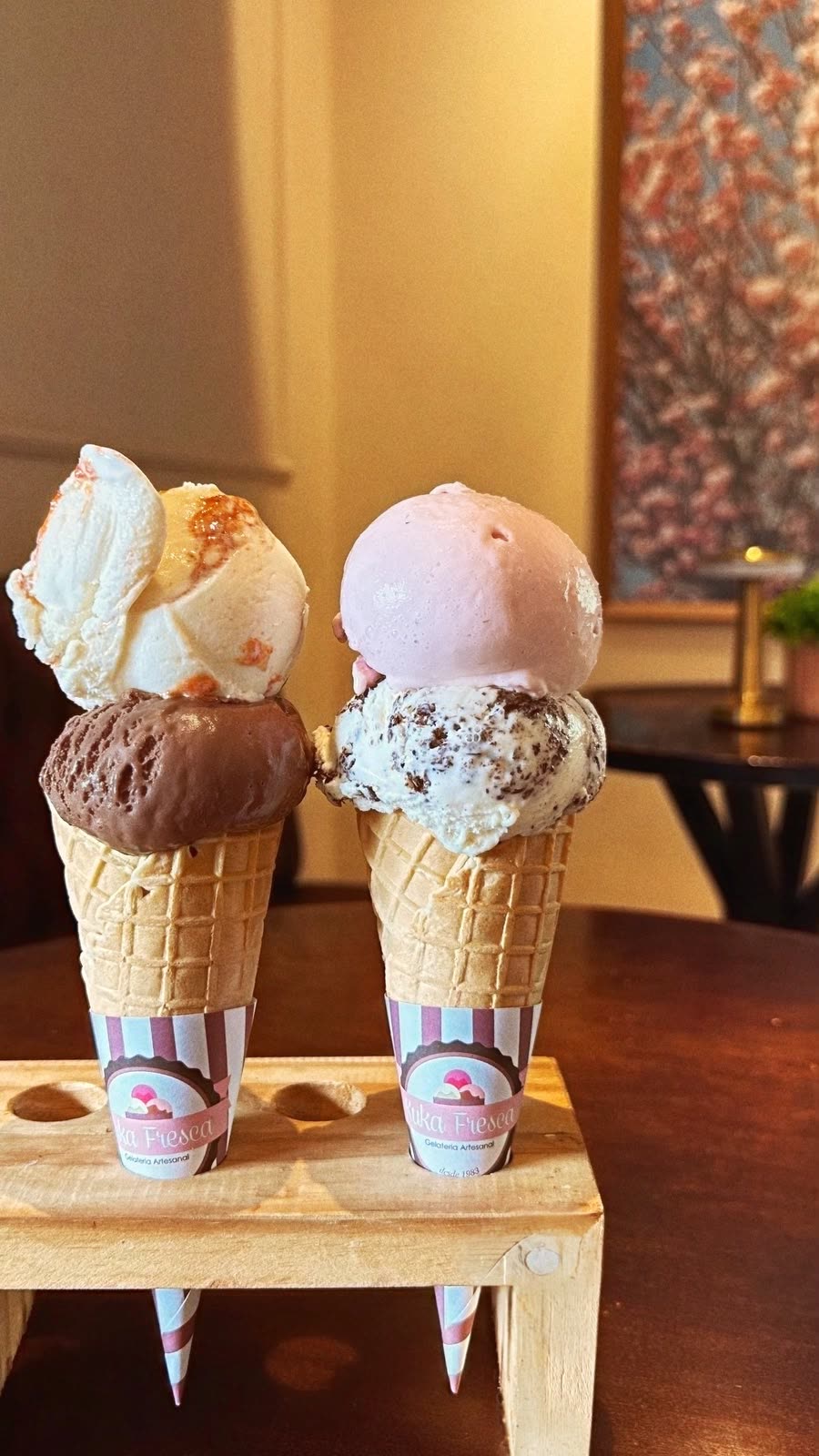 Casquinhas de gelato