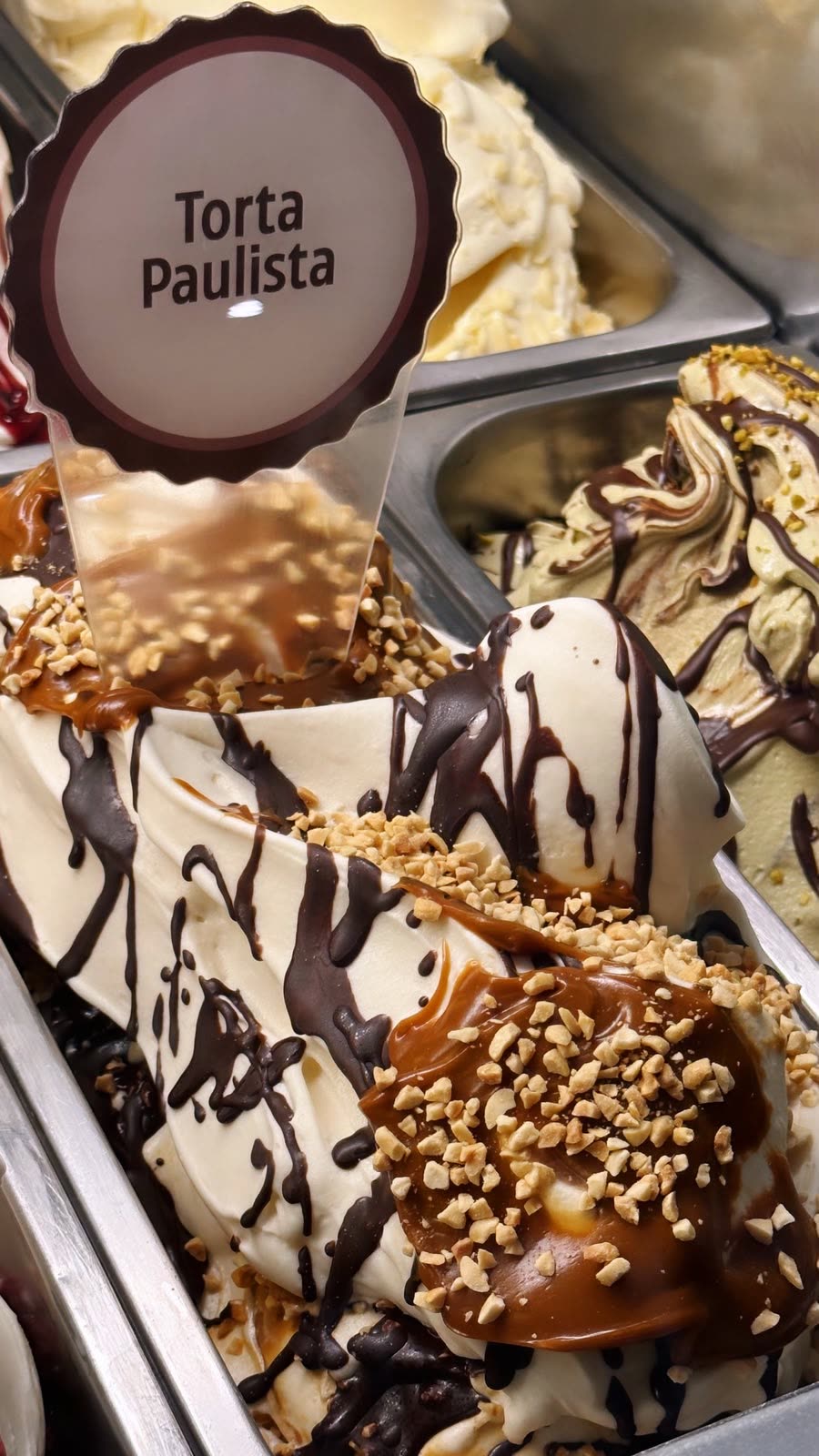 Gelato sabor torta paulista
